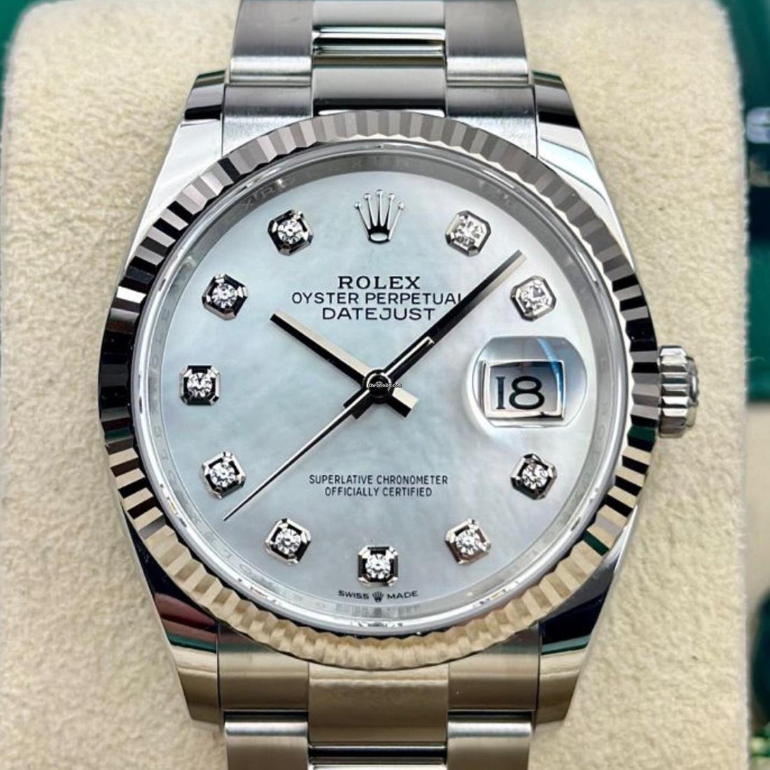 Rolex Datejust 36 NEW 2023 Datejust 36 MOTHER OF PEARL 126334