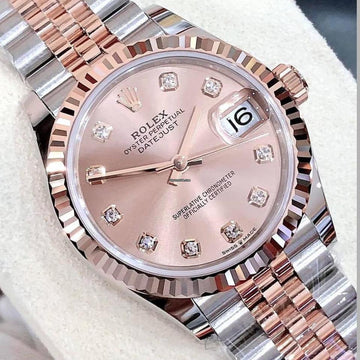 Rolex Datejust 31 NEW 2023 Datejust 31 PINK DIAMOND DIAL 278271