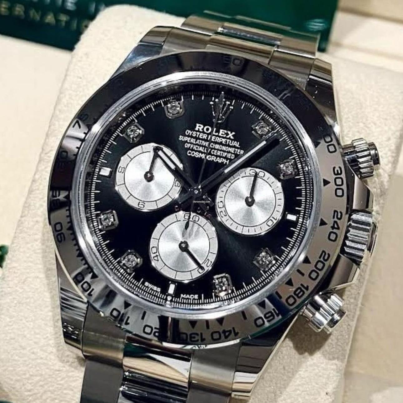 Rolex Daytona NEW Cosmograph Daytona 18KT WHITE GOLD DIAMOND DIAL 126509