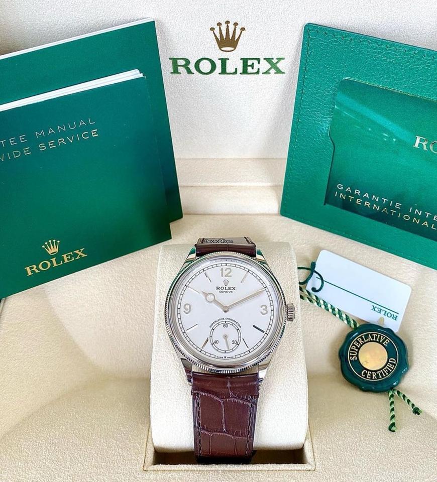 Rolex 1908 NEW 2024 1908 WHITE DIAL 18KT White Gold 52509