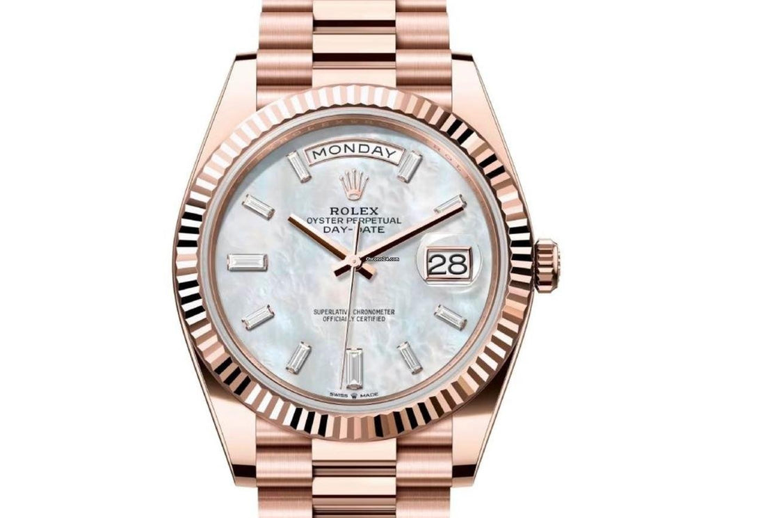 Rolex Day-Date 40 NEW RELEASE 2024 Day-Date 40 MOTHER OF PEARL BAGUETTE 228235A
