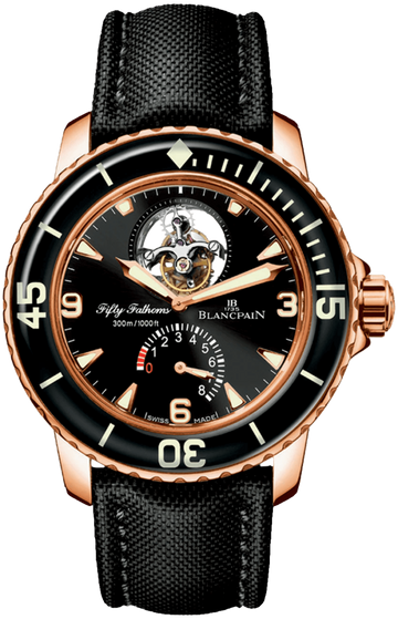 Blancpain Fifty Fathoms Tourbillon 8 Jours Red Gold Men's Watch - 5025 3630 52A