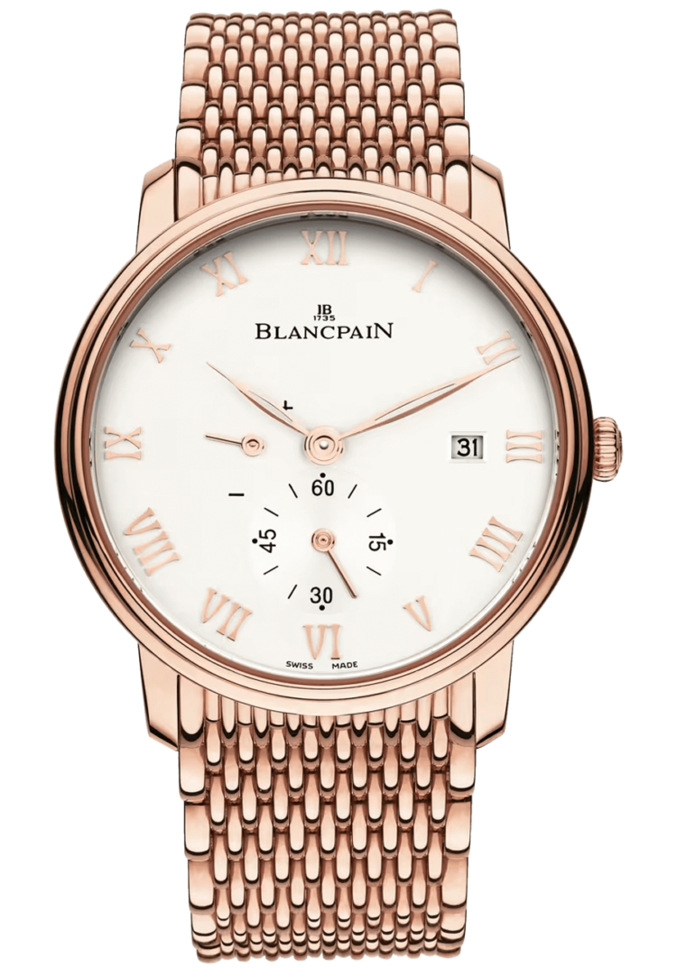 Blancpain Villeret Ultraplate Power Reserve Red Gold Ultra-Slim Men's Watch - 6606 3642 MMB