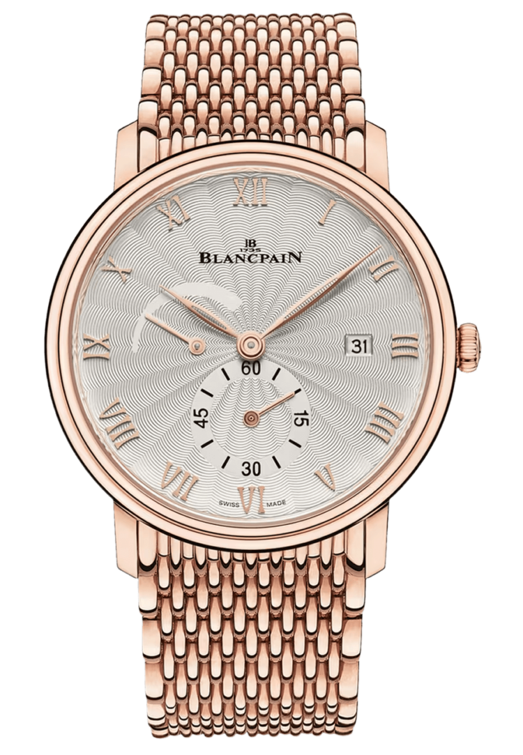 Blancpain Villeret Ultraplate Power Reserve Ultra-Slim Red Gold Men's Watch - 6606A 3642 MMB