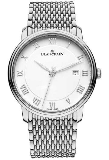 Blancpain Villeret Ultraplate Date 40mm Steel Men's Watch - 6651 1127 MMB