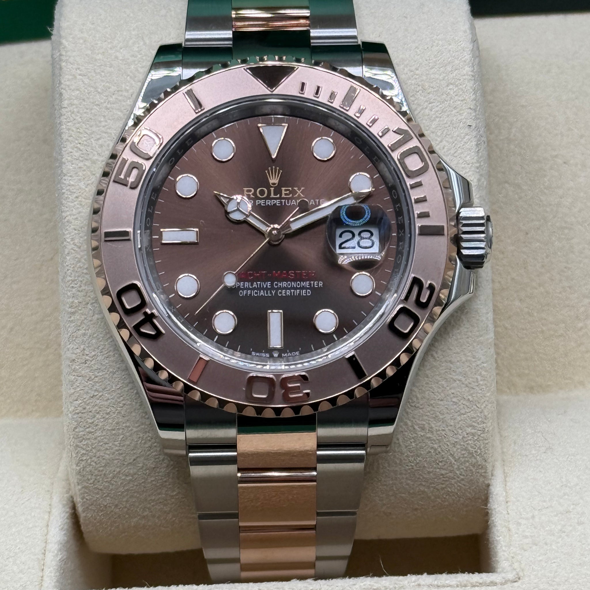 UNWORN 2024 ROLEX YACHT-MASTER 40 CHOCOLATE DIAL 126621