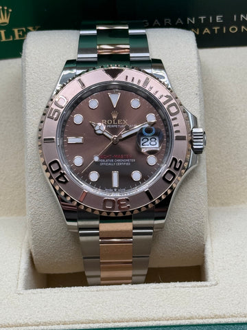 UNWORN 2024 ROLEX YACHT-MASTER 40 CHOCOLATE DIAL 126621