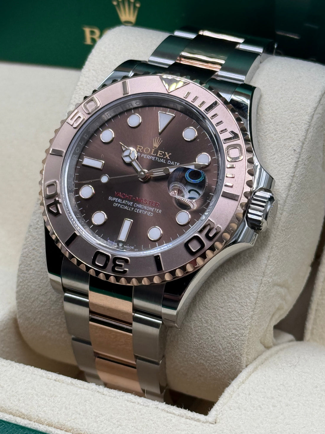 UNWORN 2024 ROLEX YACHT-MASTER 40 CHOCOLATE DIAL 126621