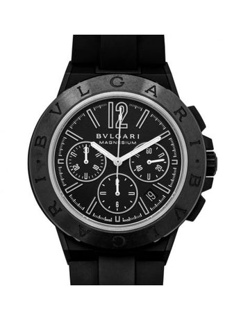 Magnesium Chronograph Automatic Black Dial Men's Watch