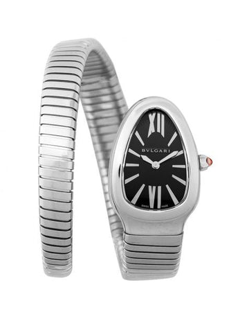 Serpenti Tubogas Quartz Black Dial Ladies Watch