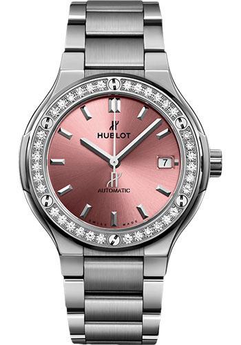 Hublot Classic Fusion Titanium Pink Watch-568.NX.891P.NX.1204