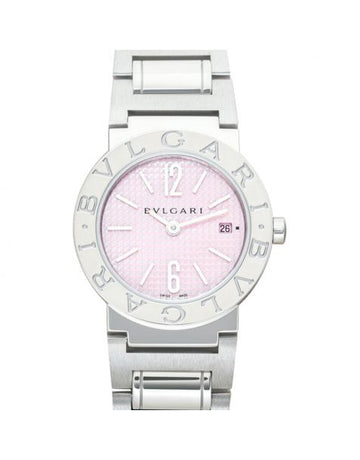 Bvlgari Bvlgari Quartz Pink Dial Stainless Steel Ladies Watch