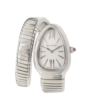 Serpenti Silver Dial Stainless Steel Ladies Watch101817