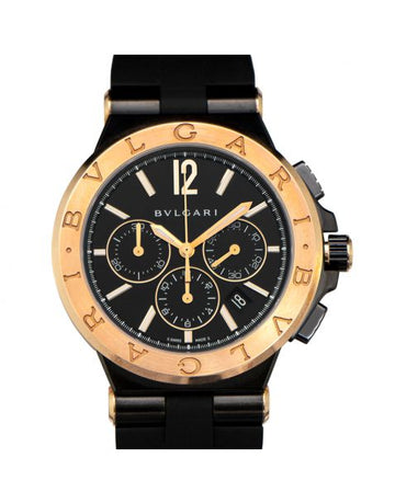 Chronograph Automatic Black Dial Men's Watch