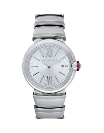 Lvcea Quartz Silver Opaline Dial Diamond Ladies Watch