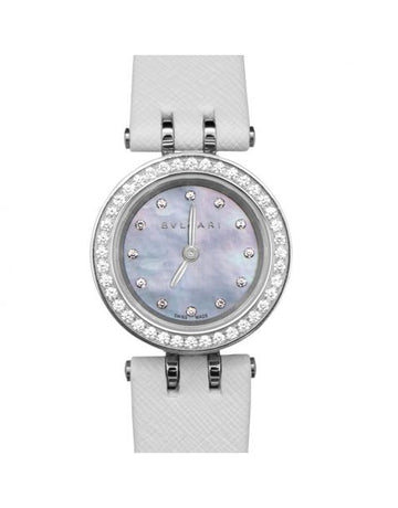 Quartz Blue Mother Of Pearl Dial Diamond Ladies Watch