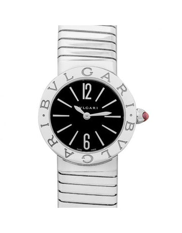 Tubogas Quartz Black Dial Ladies Watch