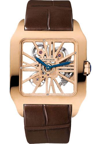 Cartier Tank Louis Cartier Watch - 29.55 mm Pink Gold Case - Brown