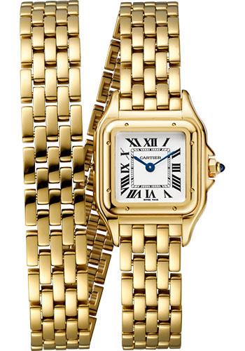 Cartier Panthere de Cartier Double Loop Watch - 22 mm Yellow Gold Case - Yellow Gold Double Loop Bracelet - WGPN0013