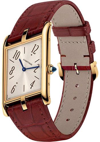 Cartier Tank Solo Watch - 34.8 mm Pink Gold Case - Brown Alligator Strap - W5200025