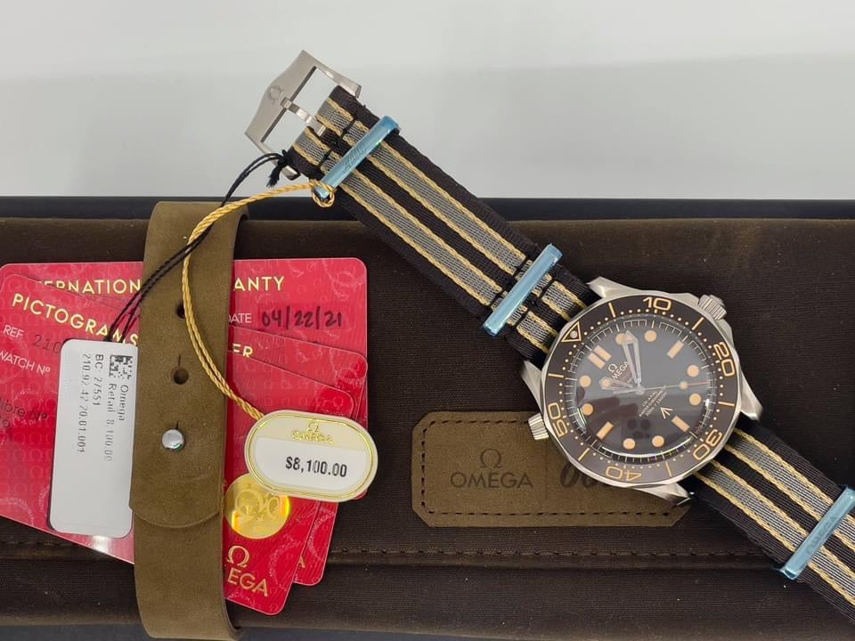 Omega no time online to die nato strap