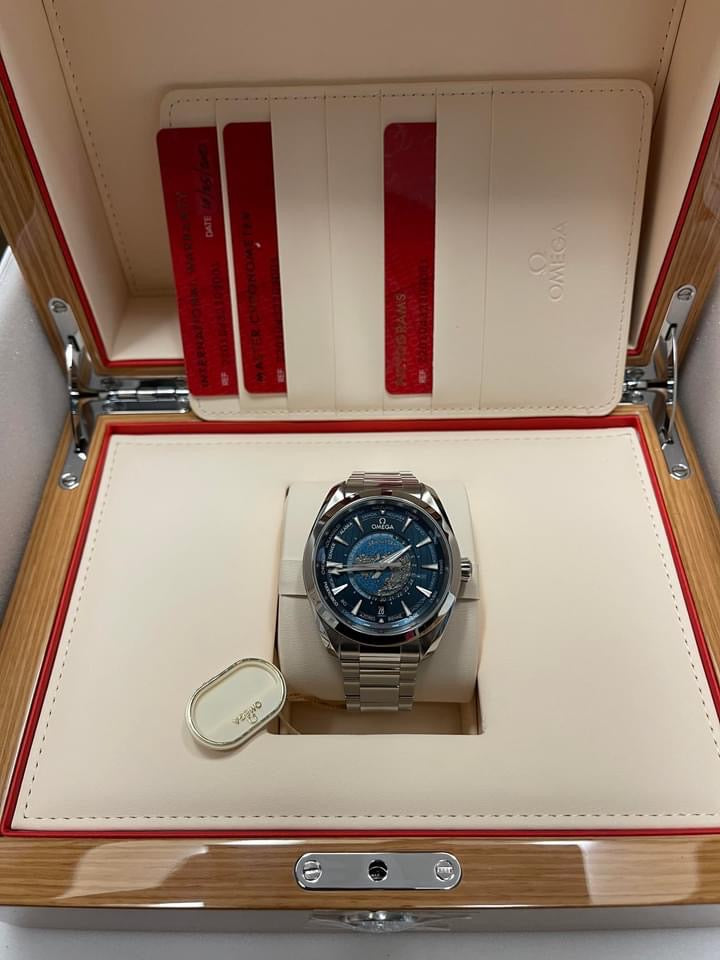 Omega seamaster aqua terra cheap gmt